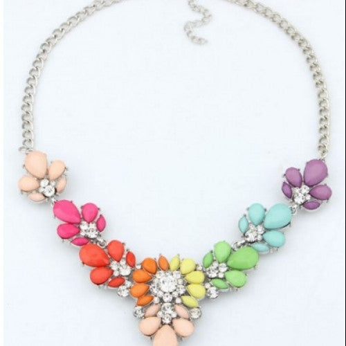 Jewelry Fashion Crystal Statement Necklace Choker For Woman