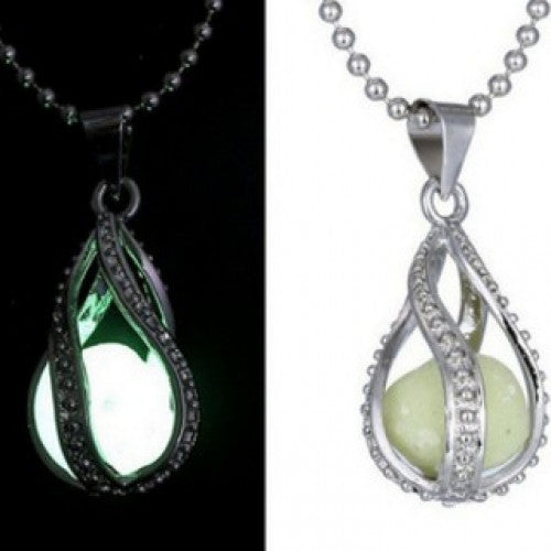 Water Drop Locket Neckalces