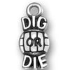 Volleyball Charm - Zinc Alloy Dig Or Die